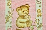 Baby Time International Inc Infant Teddy Fluffy Blankets (Pink) [並行輸入品]