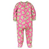 Little Me Baby Girls軽量ソフトジッパーFootieパジャマFooted Sleeper 12 – 24 mths カラー: ピンク