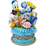 おむつケーキ 出産祝い ディズニー ドナルドダック 男の子 女の子 パンパース ダイパーケーキ DK2126-S