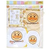 2015年 夏物 アンパンマン 新生児５点セット ANPANMAN クリーム◇50-60cm