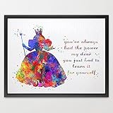 Dignovel Studios 11X14 Glinda the Good Witch Wizard of Oz Watercolor print illustrations art home de