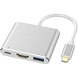 Type C Switch HDMI 出力 3in1 Switch ドック スイッチ HDMI 出力 ニンテンドースイッチ hdmi 変換アダプタ 4K解像度 USBタイプC 高速転送PDポート MacBook Pro/MacBook Air 13i