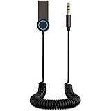 Bluetooth レシーバー 5.3 車載オーディオ Bluetooth5.3 受信機 ワイヤレスオーディオレシーバー ハンズフリー通話対応 音楽再生 ステレオ スピーカー用 ブルートゥース オーディオ AUX 3.5mmプラグ付き USB マイク