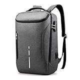 リュック ビジネスリュックメンズ バックパック リュックサック 大容量 防水 USB 充電ポート マチ 盗難防止 15.6インチ PC リュ