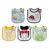 [Gosear] ゴシレ 5個セット欧米の人気爆クリスマススタイルの赤ちゃんのよだれかけ、赤ちゃんの唾液タオル、子供のよだれかけ赤ん坊の供給の特別なよだれかけ