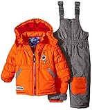 Rugged Bear赤ちゃん男の子ロボットスノーウェアとコートツーピースセット カラー: オレンジ