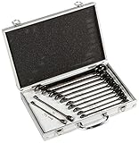 ATE Pro. USA 10932 Ratchet Wrench, Duometric, CRV with Aluminum Case 12-Piece Set [並行輸入品]