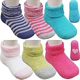 Carter's カーターズ ベビー 二つ折り ソックス 靴下 6足セット 0/3ヶ月 約5～7cm