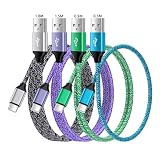 ANNIBER USB タイプCケーブル 0.5m/0.9m/1.5m/1.8m 4本/4色 アンドロイド Type-C 携帯充電ケーブル スマホ急速充電ケーブル Quick Charge3.0対応 iPhone 16/15/Xperia/Galaxy/LG/iPad Pro/MacBook/その他 Android 等USB-C機器対応 在宅勤務支援