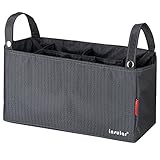 ゴシレ Gosear 多機能小物入れ 赤ちゃん ベビーカー用バッグ ドリンク ボトル ホルダー 収納 グレー色