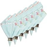 (Napkin Set of 6) - Atlantis Reversible Cotton Napkin Set of 6 20x20