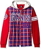 NFL Football 2015フランネルフード付きメンズジャケット – Pickチーム M ブルー