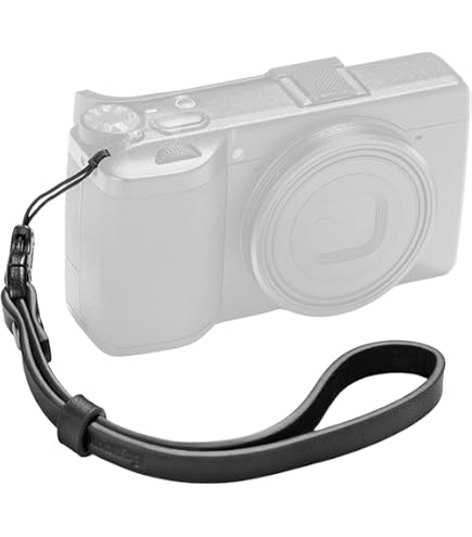 Amazon | RICOH ハンドストラップ GS-2 ブラック 【 1点吊りハンド