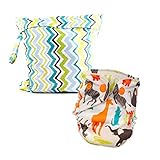 Maven Gifts: FuzziBunz Zippered Tote Bag Chevron with FuzziBunz First Year Adjustable Diaper In The 