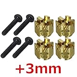 ブラス・ホイルスペーサー+3:MINI-Z 4X4ジムニー用(4pcs)[イーグル模型] [#MINI-Z4X4-14]