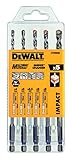DeWALT ドリルビットセット カーバイド 5個 DT60099-QZ