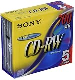ソニー CD-RWメディア 700MB 5P 10mmケース 5CDRW700D