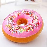 chris-wang 1pcsソフトノベルティ3d Simulated FoodドーナツNap枕椅子クッションシートパッドStuffed Plush Toy forインドア/アウトドア/ホーム/オフィ