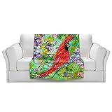 ブランケットウルトラソフトFuzzy 4サイズ！DIANOCHEデザインからby Karen TarltonホームDecor Unique Designer芸術的スタイリッシュな寝室アイデアCouch