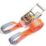 ラッシングベルト ワッカ 幅50mm 固定側1m 巻側10m ラチェット式荷締機
