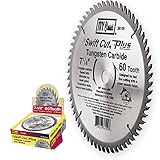 IVY Classic 36109 Swift Cut Plus 7-1/4-Inch 60 Tooth Carbide Circular Saw Blade with 5/8-Inch Diamon