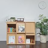 『スタッキングフラップ ボックス3P2個組(fr-053×2)』【JKP】ナチュラル(#9898626)サイズ：幅107×奥行39(フラップ46)×高さ42cm【キューブボックス キューブBOX カラーボックス 収納家具 カラーボックス】