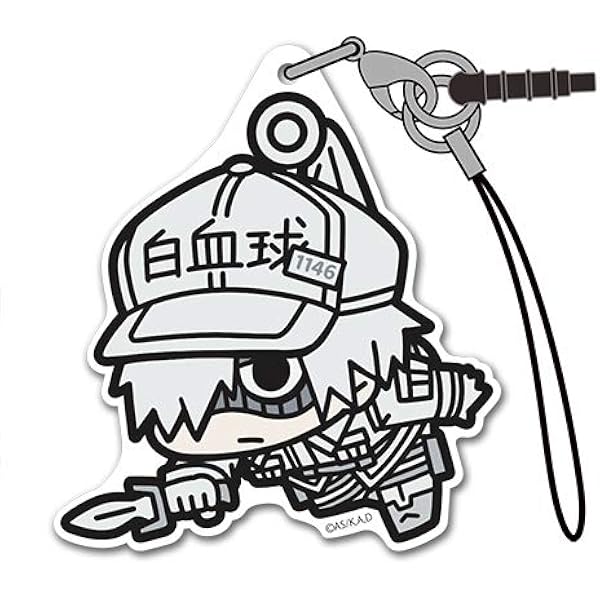 はたらく細胞 白血球 好中球 アクリルつままれストラップ アニメ 萌えグッズ 通販 Amazon