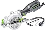 Genesis GCS545C 5.8 Amp 120 Volt 4-1/2 in. Control Grip Compact Circular Saw with Vacuum Adapter Bla