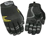 Kinco 2041K KincoPro Kevlar Lined General Synthetic Leather Glove with Black Back, Work, Medium, Gra