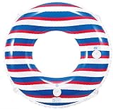 ヒオキ 浮き輪 マリンボーダーウキワ 80cm