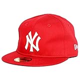 (ニューエラ) NEW ERA Kid's My 1st 59FIFTY ベビーサイズキャップ ＮＹ ヤンキース 赤ちゃんサイズ スカーレット/スノーホワイト