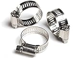 304ステンレス製ホースクリップФ18-32mm / 0.7“- 1.26” 5個
