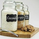 EWIN 5sets黒板黒板チョークボードステッカークラフトキッチンジャーラベル