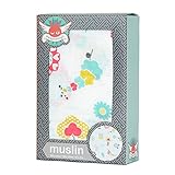 (ウィーゴアミーゴ)weegoamigo　おくるみ　1枚入り　SINGLE PACK MUSLIN/1.フローラルメトリック