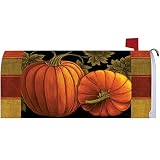 Pumpkin HarvestメールボックスMakoverカバー – ビニールwith磁気ストリップ
