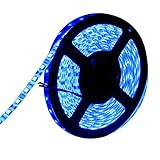 (スーパーナイト) SUPERNIGHT 300LED レッド/グリーン/ブルー 色が変わる柔軟なLEDストリップライト 防水性 16.4フィート 5メートル SMD5050 LC-128