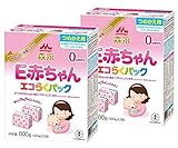 【2箱セット】　森永 エコらくパック つめかえ用 E赤ちゃん 800g (400g×2袋)