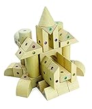 WIDU Magnetic Wooden Building Master Builder Set 63 Piece [並行輸入品]