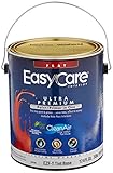 True Value ezft-gl Easycareペイント/プライマーin one Tintベース内部フラットラテックス壁仕上げ、1-gallon