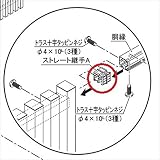 四国化成　アレグリアフェンスＴＬ5型用オプション　ストレート継手Ｃ　02FSTC　【アルミフェンス　柵】 木調カラー　ライトブラウン