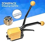 ZONEPACK A333 手動梱包機 パッキングツール スチールストラッピングバンダー 金属ストリップ機 高張力鋼ストラップバンド8000N 業務用