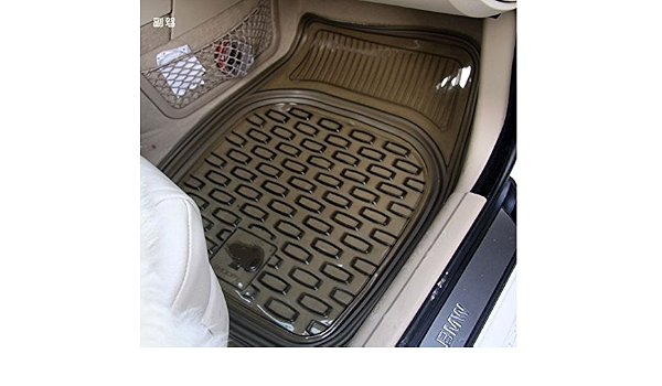 Amazon Besplore車フロアマットセット防水滑り止め防塵3dビニールpvc Lasticsユニバーサルフィットclear Heavy Duty透明5pcブラック色 フロアマット 車 バイク