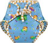 Kushies Swim Diaper, Goldfish Print, Medium by Kushies