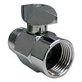 LASCO-Simpatico 82471C Brass Volume Control for Shower Heads with 1/2-Inch Female by 1/2-Inch Male I