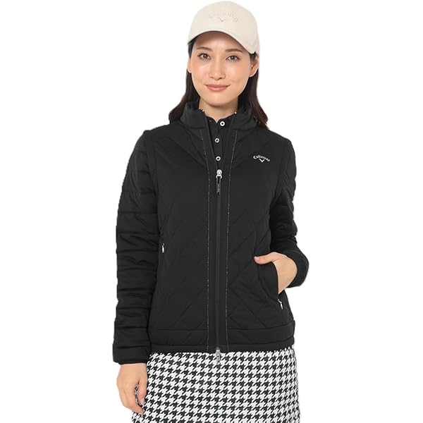 Amazon.co.jp: ピン レディース ゴルフウェア 中綿ジャケット 秋 冬