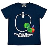 アスナロ（トップス 半袖tシャツ） ERIC CARLE はらぺこあおむし Tシャツ 半袖 ベビー 子供 男の子95 ネイビー