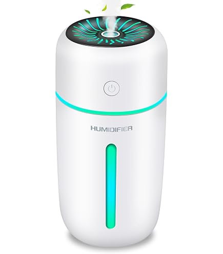 Amazon.co.jp: 加湿器 卓上 小型 充電式 車用加湿器 350ml 大容量 超