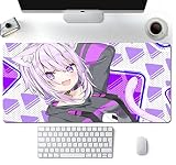 マウスパッド Pc ゲームコンピュータマットゲーマーキーボードパッドマウステーブルマウスパッドアニメカーペットデスクプロテクターホロライブデスクマット 300X600MM