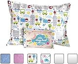 Little Sleepy Head Toddler Pillowcase - Cars, 13 x 18 by Little Sleepy Head