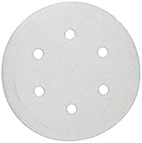 Bosch SR6W080 6-Inch Hook & Loop Sanding Disc, 6-Hole, White, 80 Grit, 5 Pack [並行輸入品]